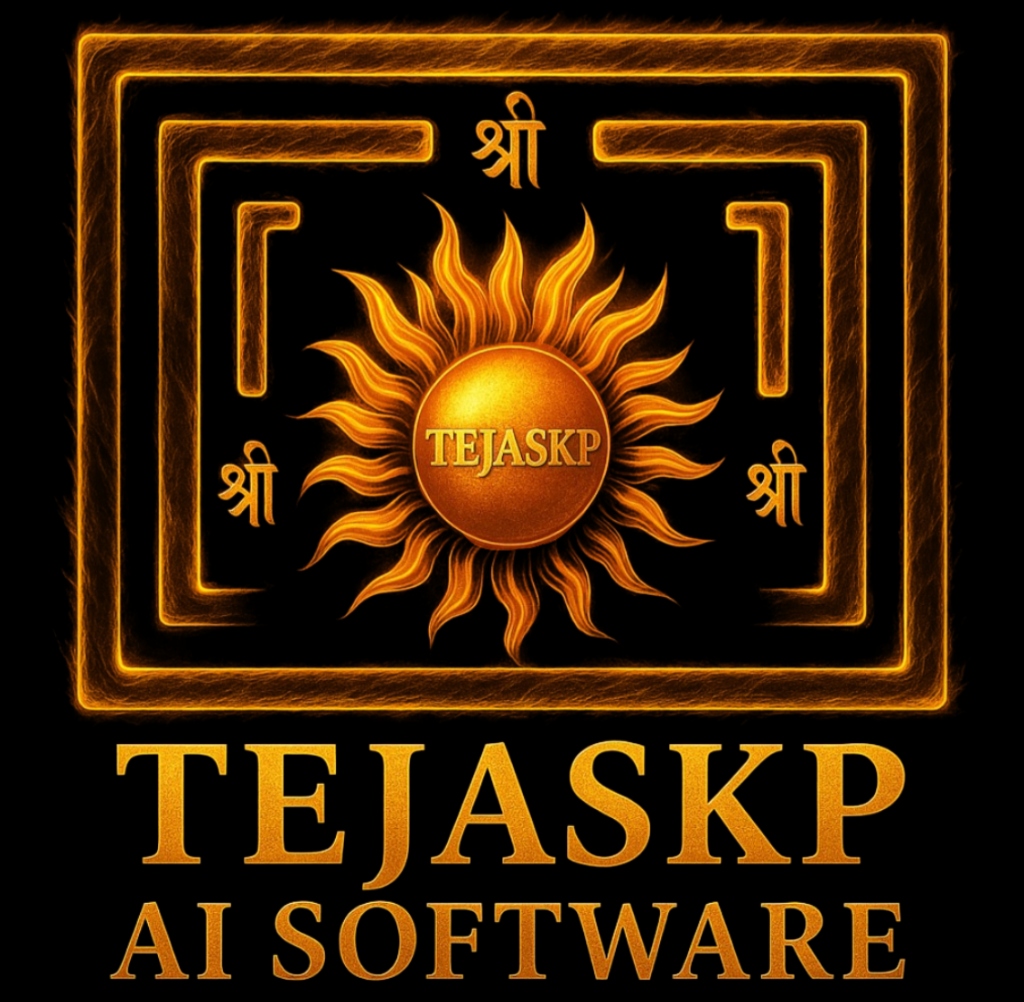 TEJASKP AI SOFTWARE Logo